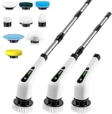 DAILIENFUS Elektrische Reinigungsbürste schnurlos mit 9 austauschbaren...