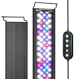 AQQA Aquarium LED Beleuchtung, 24/7 Vollspektrum Aquarium Licht mit Timer,...