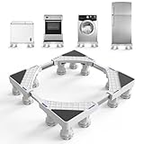 DEWEL 12 Füße Kühlschranksockel, podest für waschmaschine und trockner,...