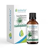 NEU: BIOHERBA Saw Palmetto – Sägepalme Tropfen – Hochdosiert 50 ml...