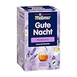 Meßmer Gute Nacht | Melatonin | 16 Teebeutel | Glutenfrei | Laktosefrei |...