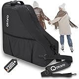 Otaro Schlittschuhtasche (schwarz) – Wasserabweisende & robuste...