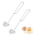 2 Stück ​​Spiralbesen Schneebesen Edelstahl​​, ​​Schneebesen...