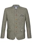 Bergfeuer Herren Trachtensakko Adriano Strickjacke, Olive, 50 EU