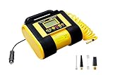 Amazon Basics Tragbare Luftkompressorpumpe mit digitalem Manometer, 12 V...