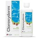 Clorexyderm 4% Shampoo für Hunde, Katzen & Pferde | Tiefenreinigung &...