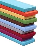 Wasserdichtes Gartenbankkissen für 23-Sitzer, 160 x 50 x 5 cm, rotes...