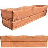 YOURSGARTEN® Blumenkasten Holz |Pflanzkasten aus Holz| Balkonkasten aus...