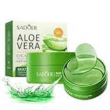 60 Stück Aloe Vera Augenpads gegen Augenringe,...