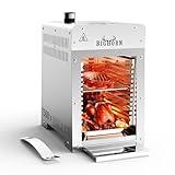 BIG HORN OUTDOORS Tragbarer Infrarot-Broiler Propangasgrill, 1500 Grad...