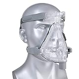 funchic CP-AP Vollgesichtsmaske mit Verstellbarem Kopfband und Schlafmaske,...