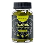 Hanföl Kapseln - hochdosiert & kaltgepresst | Cannabis Sativa | echte...