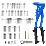 CCLIFE Nietenzange Set Blindnietzange Popnietenzange 120 tlg Blindnieten 4...