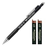 Faber-Castell 1345 99 - Druckbleistift Grip, Minenstärke: 0,5 mm (Schwarz...