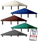freigarten.de Ersatzdach für Gartenpavillon 3 x 3 m wasserdicht Panama...