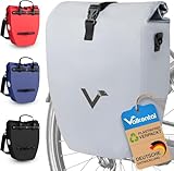 Valkental® Große & wasserdichte Gepäckträgertasche - Fahrradtasche für...