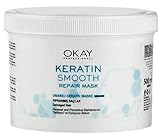 Keratin Smooth Repair Maske 500ml, Keratin, Haarkur, Biotin, Für...