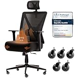 Dowinx Bürostuhl 270 kg, Ergonomischer Schreibtischstuhl mit Dicker...