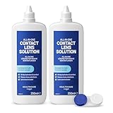 Healthcare by Amazon All-In-One Kontaktlinsenflüssigkeit, 2 x 250 ml...