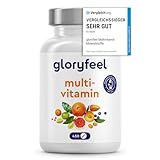 Multivitamin Hochdosiert - 450 Tabletten - Wertvolle Mineralien & alle A-Z...