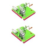 MOLUCKFU 2 Sätze Handgenerator Solar-kit Puzzle-Spielzeug...