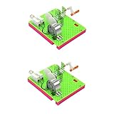 MOLUCKFU 2 Sätze Handgenerator Solar-kit Puzzle-Spielzeug...