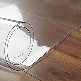 Transparente Stuhlmatte, Bürostuhl Unterlage Bodenschutzmatte Mit...