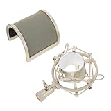 SUPVOX U-förmiger Popfilter mit Shock Mount Mikrofon Windschutz und...
