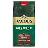 Jacobs Kaffeebohnen Krönung Kräftig Aroma-Bohnen, intensiv mit Haselnuss...