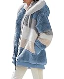 ABINGOO Damen Mantel Kapuzenjacke Winterjacke Mode Warm Hoodie Pullover...