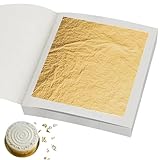 30 Blattgold Essbar, 4,33 x 4,33 cm, Pack er Blattgoldblätter für Torten,...
