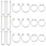 PH PandaHall 18 Stück Bikini Clips Aus Legierung In 3 Größen U Förmiger...