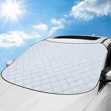 Auto Scheibenabdeckung Frontscheibenabdeckung Sonnenschutz Winter Faltbar...