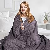 Wellax Gewichtsdecke - Therapiedecke - 3,2kg, 104x152 cm - Weighted Blanket...