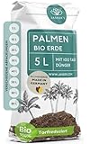 Bio Palmenerde 5 L - Blumenerde Zimmerpflanzen Erde aus 45% weniger Torf -...