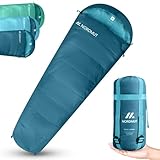 NORDMUT® Sommerschlafsack ultraleicht mit kleinem Packmaß [100 GSM]...