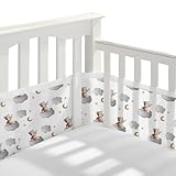Bizcasa 2 Stück Bettumrandung Babybett,Babybett Umrandungen Breathable...