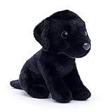 Zappi Co Max der Schwarze Labrador Plüschhund (15cm) - Schwarzer Lab-Welpe...