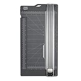 Vaessen Creative Papierschneider mit Falzbrett 15 x 30,5 cm Anthrazitgrau -...