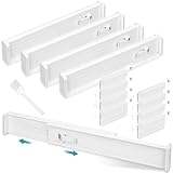 Schubladentrenner Verstellbar,12 Stück Set Schubladentrenner...