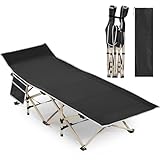 Yaheetech Feldbett Gästebett Campingbett Camping Reisen Bett klappbar bis...