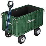 Sekey Bollerwagen Gartenwagen 550KG Belastbar, Transportwagen...