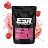 ESN Designer Whey Protein Pulver, Strawberry, 1 kg, bis zu 23 g Protein pro...