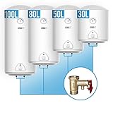 Aquamarin® Warmwasserspeicher - Elektro, 30l Speicher, Energiesparend,...
