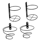 Lurrose 4 Stück Teiliges Modernes Wand weinregal aus Robustem Metall...