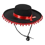 Vmiorzq Mexikanischer Sombrero-Hut, verkleiden Sie sich Sombrero Hut für...