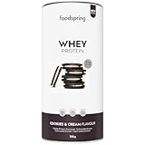 foodspring Whey Protein Pulver Cookies & Cream – Mit 23g Eiweiß zum...