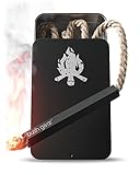 Bush Gear Outdoor Feuerstahl-Set & Zunder in Aluminiumdose inkl. 2X...