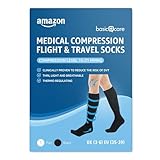 Amazon Basic Care Medizinische Kompressionssocken für Flug und Reisen,...