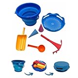 Schildkröt 7in1 Sand Toys Set, innovatives Sand-Spielset im...